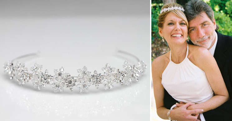 Crystal Flower Tiara